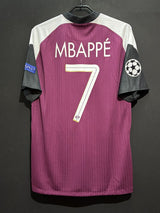 【2020/21】パリ・サンジェルマン（3RD）/ CONDITION：A / SIZE：XL / #7 / MBAPPÉ / UCL仕様