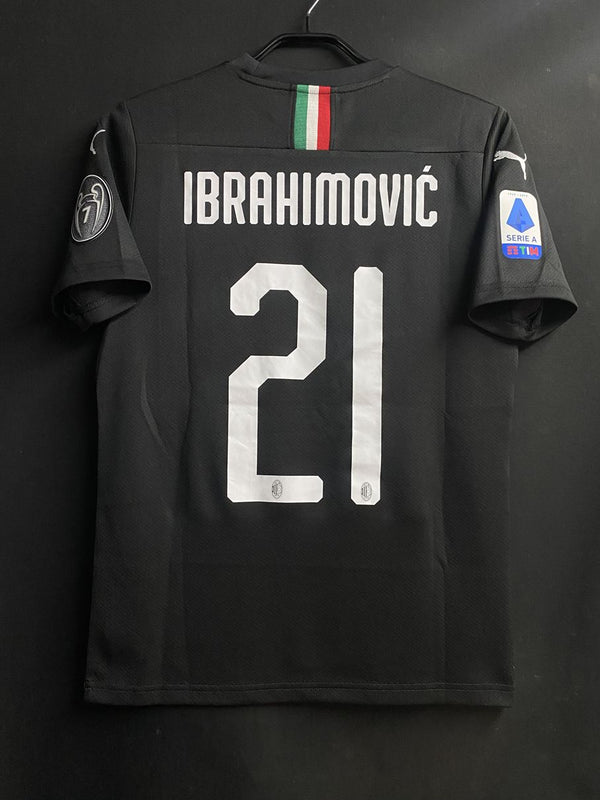【2019/20】ACミラン（3rd) / CONDITION：A / SIZE：XS / #21 / IBRAHIMOVIC / リーグ戦仕様