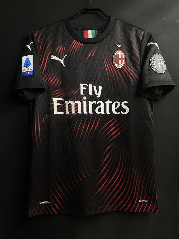【2019/20】ACミラン（3rd) / CONDITION：A / SIZE：XS / #21 / IBRAHIMOVIC / リーグ戦仕様