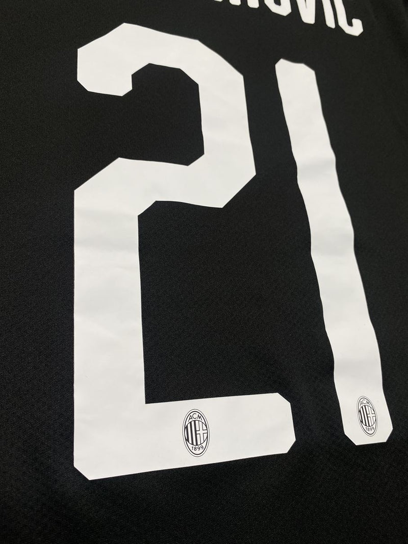 【2019/20】ACミラン（3rd) / CONDITION：A / SIZE：XS / #21 / IBRAHIMOVIC / リーグ戦仕様