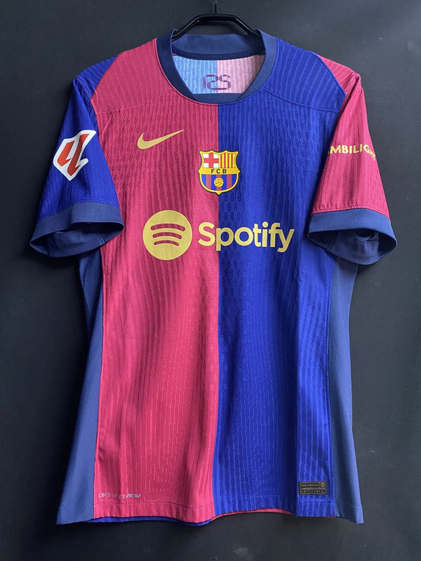 【2024/25】バルセロナ（H) / CONDITION：A / SIZE：S / #11 / RAPHINHA / ラリーガパッチ / オーセンティック