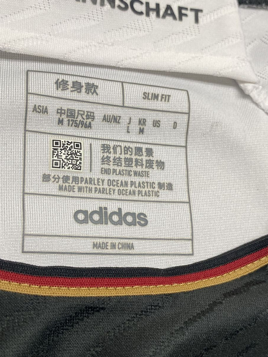 ニャブリ ドイツ代表 オーセンティック 2022/23 Germany Home Jersey #10 Gnabry XL Adidas World Cup