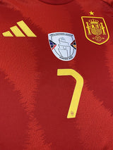 【2024】スペイン代表（H）/ CONDITION：New / SIZE：M（日本規格）/ #7 / MORATA /  EURO2024仕様 / オーセンティック