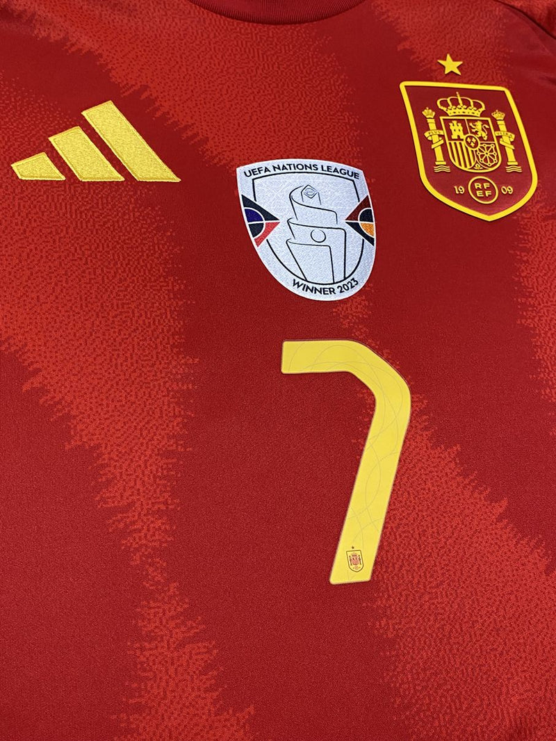 スペイン代表アルバロ・モラタ選手ユーロ2024ユニフォームvsクロアチア 代表 2024】スペイン代表（H) / CONDITION：New / SIZE：M（日本規格