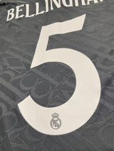 【2024/25】レアル・マドリード（3rd) / CONDITION：New / SIZE：L（日本規格）/ #5 / BELLINGHAM / UCL仕様 / オーセンティック
