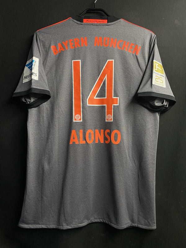 【2016/17】バイエルン（A）/ CONDITION：A / SIZE：XO（日本規格）/ #14 / ALONSO / ブンデス優勝パッチ