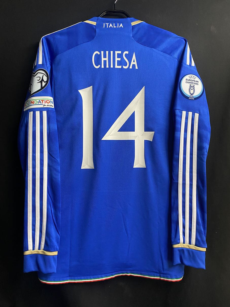 【2023】イタリア代表（H）/ CONDITION：New / SIZE：M（日本規格）/ #14 / CHIESA / EURO2024予選パッチ