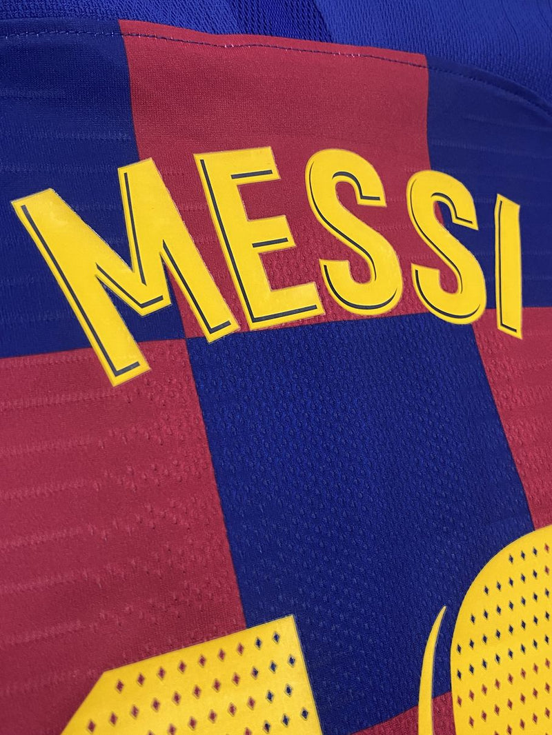 【2019/20】バルセロナ（H）/ CONDITION：A / SIZE：S / #10 / MESSI / ラ・リーガ、リーグ優勝パッチ / オーセンティック