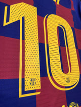 【2019/20】バルセロナ（H）/ CONDITION：A / SIZE：S / #10 / MESSI / ラ・リーガ、リーグ優勝パッチ / オーセンティック