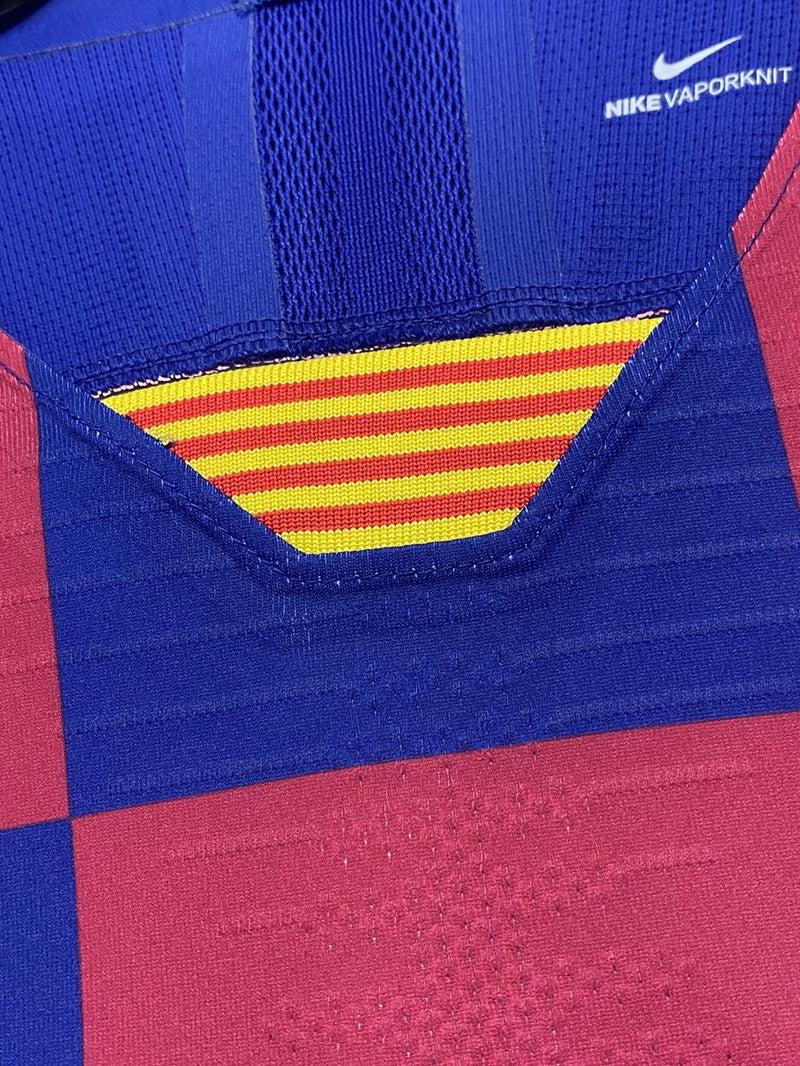 【2019/20】バルセロナ（H）/ CONDITION：A / SIZE：S / #10 / MESSI / ラ・リーガ、リーグ優勝パッチ / オーセンティック