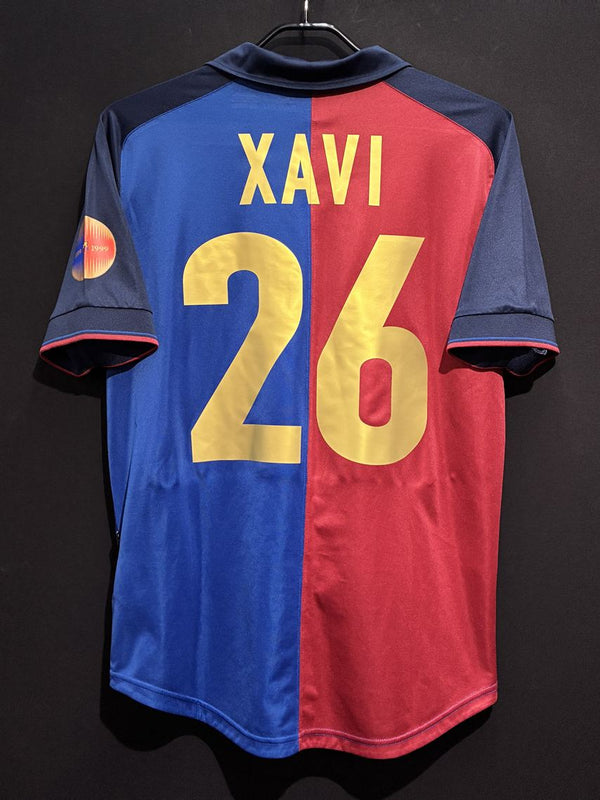 【1999/2000】バルセロナ（H）/ CONDITION：B+ / SIZE：M / #26 / XAVI / 復刻版