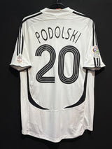 【2006】ドイツ代表（H）/ CONDITION：A / SIZE：L / #20 / PODOLSKI / W杯ドイツ大会パッチ
