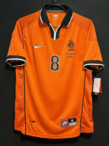 【1998】オランダ代表（H）/ CONDITION：NEW / SIZE：M / #8 / BERGKAMP / W杯フランス大会パッチ / 復刻版