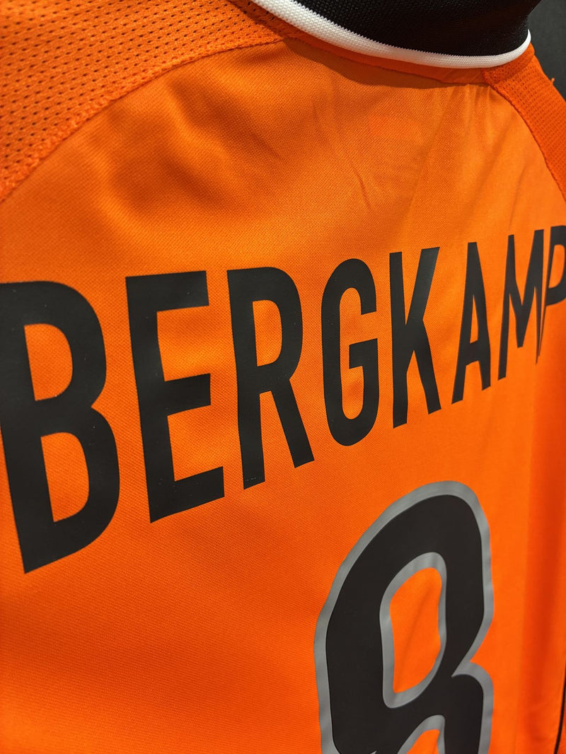 【1998】オランダ代表（H）/ CONDITION：NEW / SIZE：M / #8 / BERGKAMP / W杯フランス大会パッチ / 復刻版