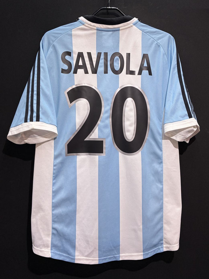 【2001/02】アルゼンチン代表（H）/ CONDITION：A- / SIZE：XL / #20 / SAVIOLA