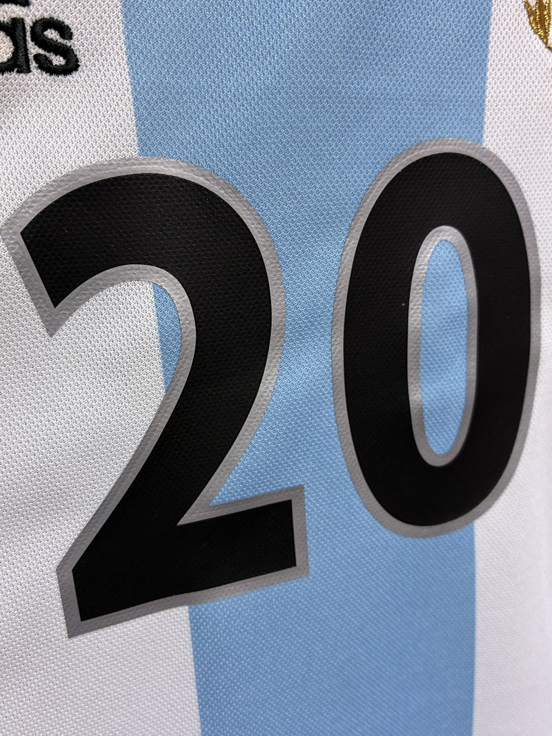 【2001/02】アルゼンチン代表（H）/ CONDITION：A- / SIZE：XL / #20 / SAVIOLA