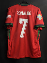 【2024】ポルトガル代表（H）/ CONDITION：New / SIZE：M / #7 / RONALDO / EURO2024、UEFA FOUNDATIONパッチ