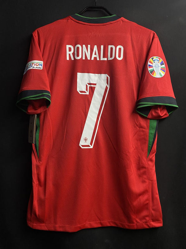 【2024】ポルトガル代表（H）/ CONDITION：New / SIZE：M / #7 / RONALDO / EURO2024、UEFA FOUNDATIONパッチ