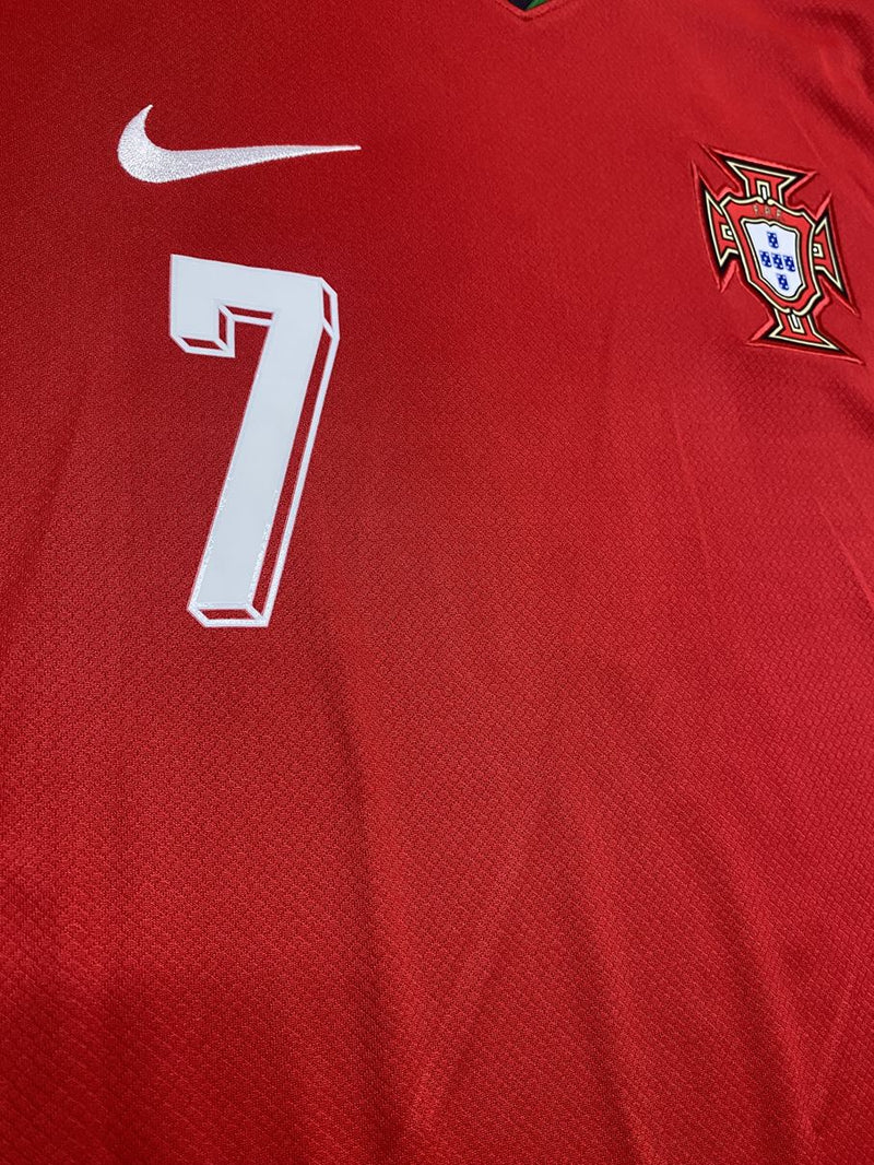 【2024】ポルトガル代表（H）/ CONDITION：New / SIZE：M / #7 / RONALDO / EURO2024、UEFA FOUNDATIONパッチ