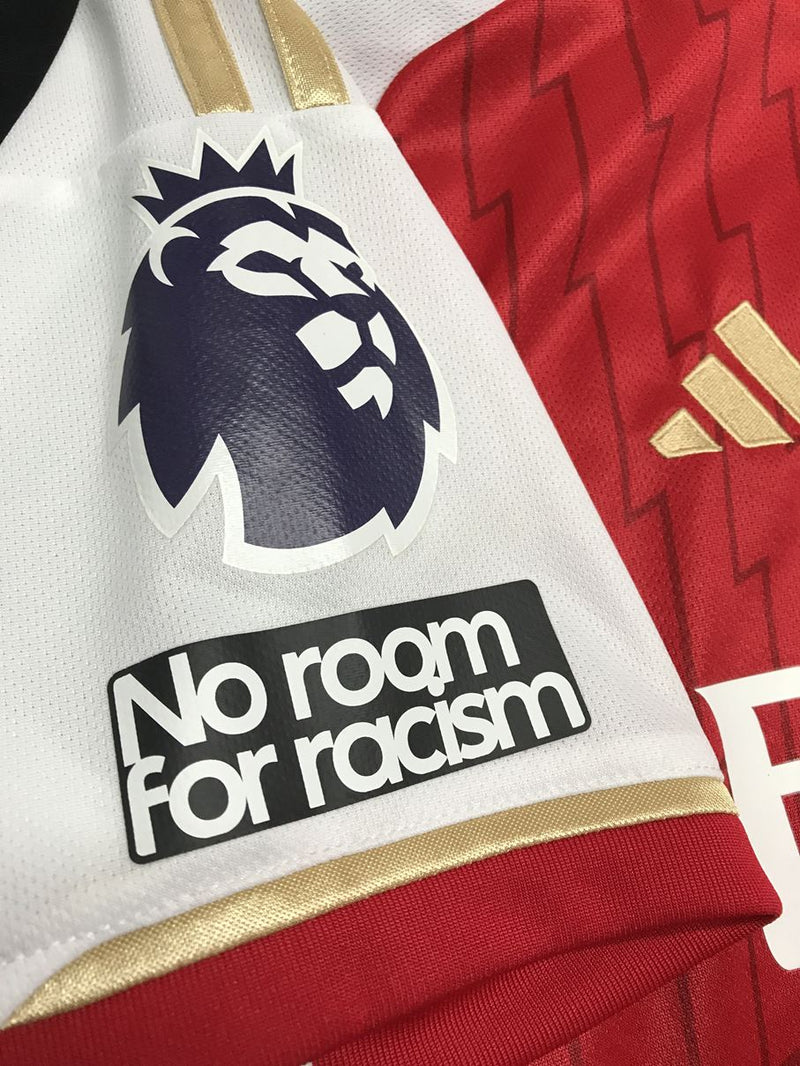 【2023/24】アーセナル（H）/ CONDITION：A / SIZE：XL（日本規格）/ #8 / ØDEGAARD / プレミア、NO ROOM FOR RACISMパッチ
