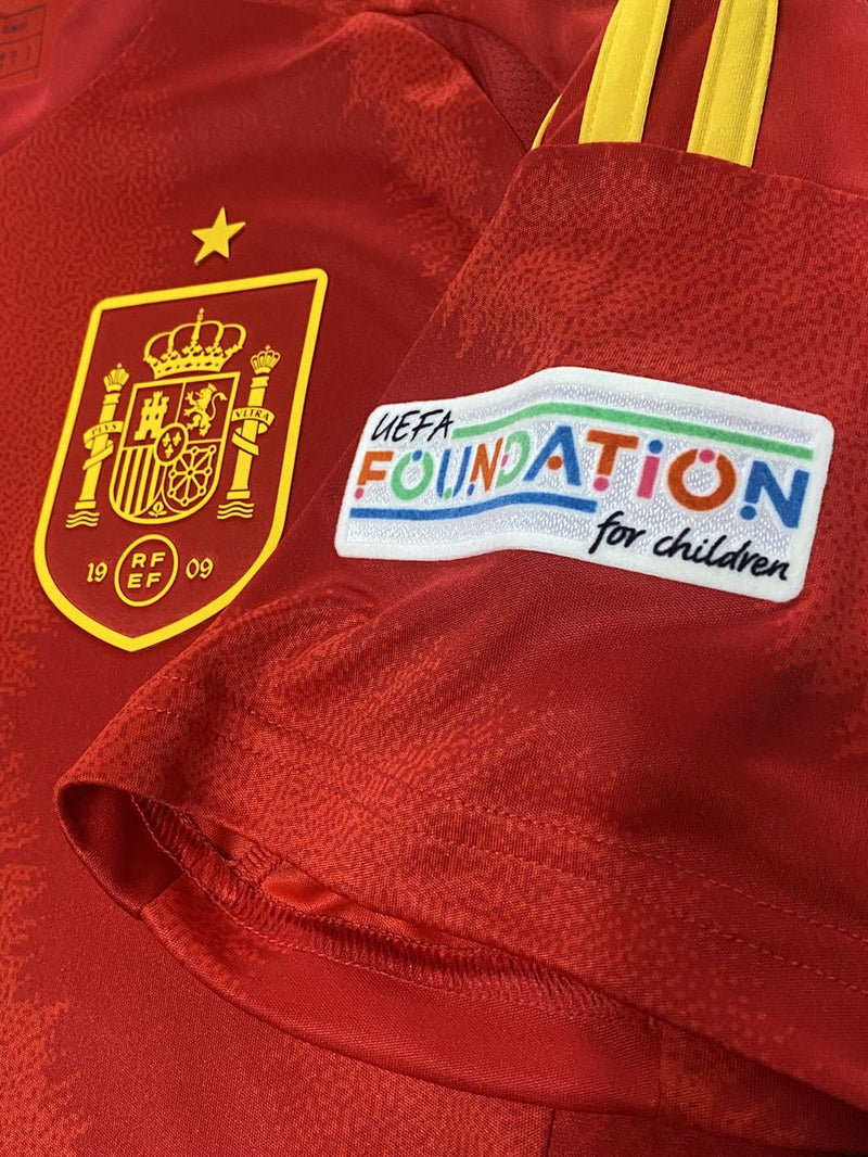 【2024】スペイン代表（H）/ CONDITION：A / SIZE：M（日本規格）/ #19 / LAMIN YAMAL / EURO2024、UEFA FOUNDATIONパッチ