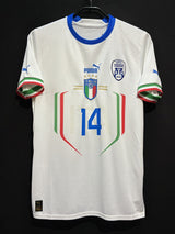 【2022】イタリア代表（A）/ CONDITION：NEW / SIZE：S / #14 / CHIESA / EURO2020チャンピオンパッチ