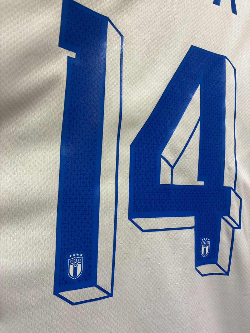 【2022】イタリア代表（A）/ CONDITION：NEW / SIZE：S / #14 / CHIESA / EURO2020チャンピオンパッチ