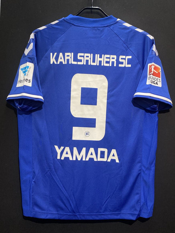 【2014/15】カールスルーエ（H）/ CONDITION：NEW / SIZE：L / #9 / YAMADA / ブンデスリーガパッチ