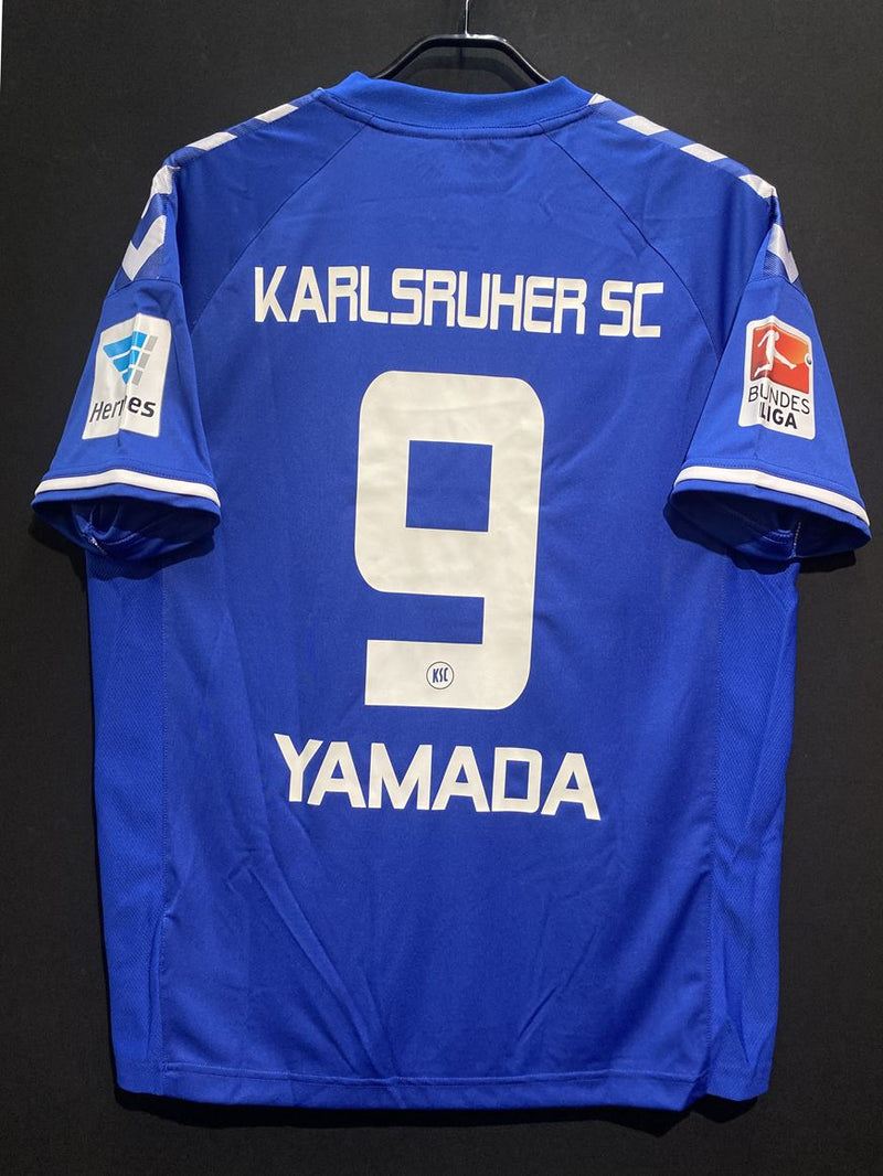 【2014/15】カールスルーエ（H）/ CONDITION：NEW / SIZE：L / #9 / YAMADA / ブンデスリーガパッチ