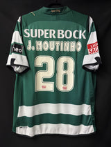 【2009/10】スポルティングCP（H）/ CONDITION：A / SIZE：XL / #28 / J. MOUTINHO / プリメイラリーガパッチ