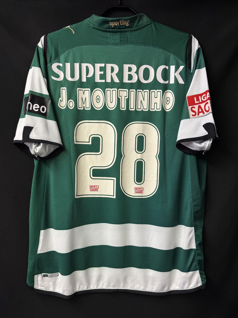 【2009/10】スポルティングCP（H）/ CONDITION：A / SIZE：XL / #28 / J. MOUTINHO / プリメイラリーガパッチ