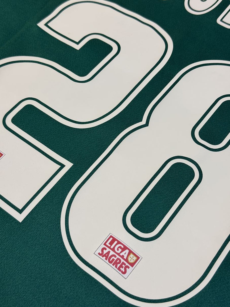 【2009/10】スポルティングCP（H）/ CONDITION：A / SIZE：XL / #28 / J. MOUTINHO / プリメイラリーガパッチ