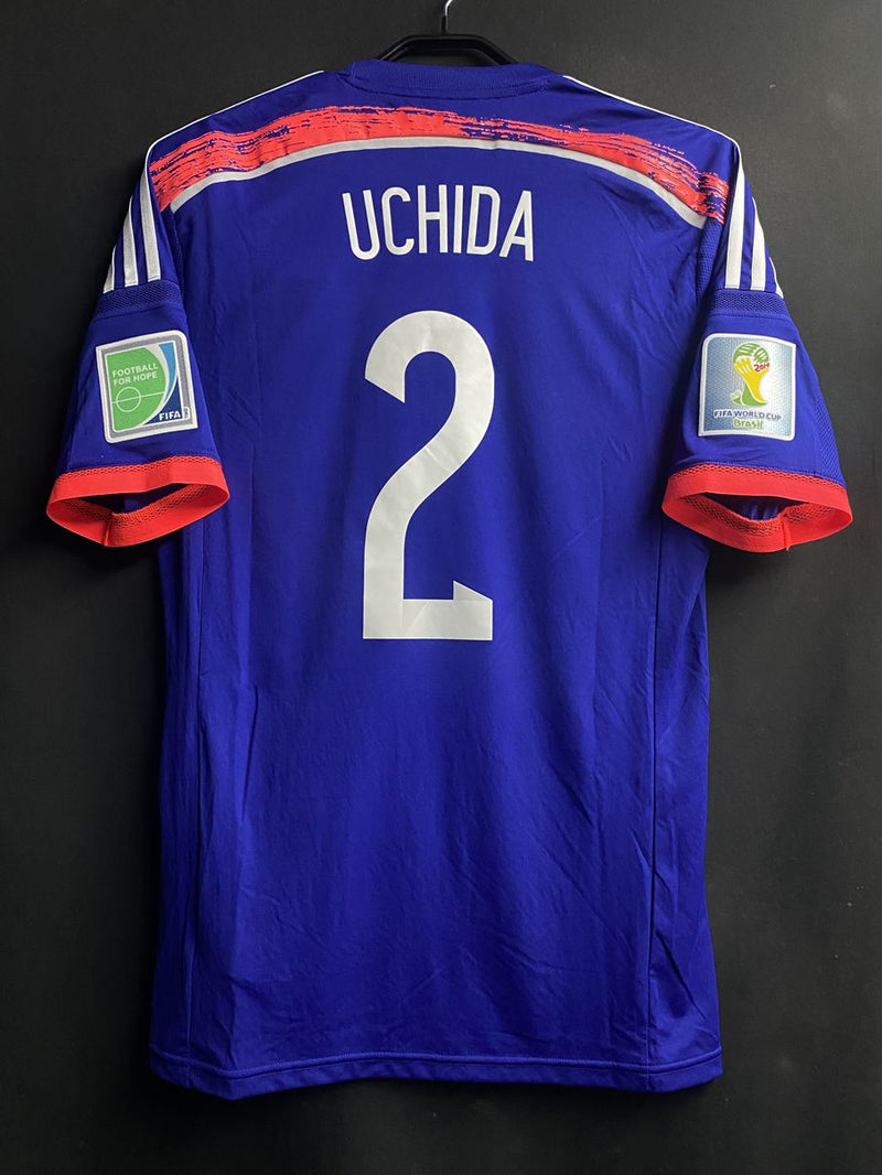 【2014】日本代表（H) / CONDITION：New / SIZE：XO（日本規格）/ #2 / UCHIDA / 2014W杯ギリシャ戦仕様 / オーセンティック