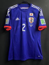 【2014】日本代表（H) / CONDITION：New / SIZE：XO（日本規格）/ #2 / UCHIDA / 2014W杯ギリシャ戦仕様 / オーセンティック