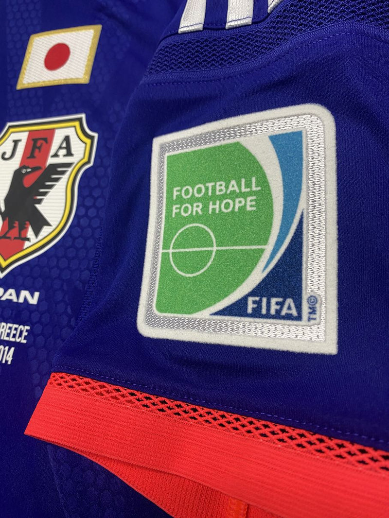 【2014】日本代表（H) / CONDITION：New / SIZE：XO（日本規格）/ #2 / UCHIDA / 2014W杯ギリシャ戦仕様 / オーセンティック