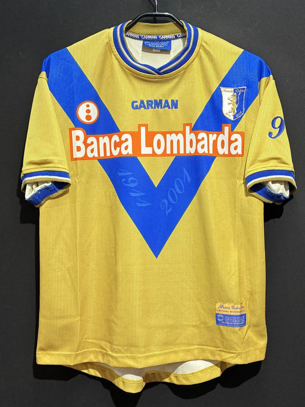 【2001/02】ブレシア（3RD）/ CONDITION：A- / SIZE：M / #10 / BAGGIO