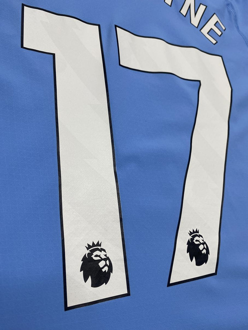 【2023/24】マンチェスター・シティ（H）/ CONDITION：A / SIZE：M / #17 / DE BRUYNE / プレミア優勝、NO ROOM FOR RACISMパッチ / オーセンティック