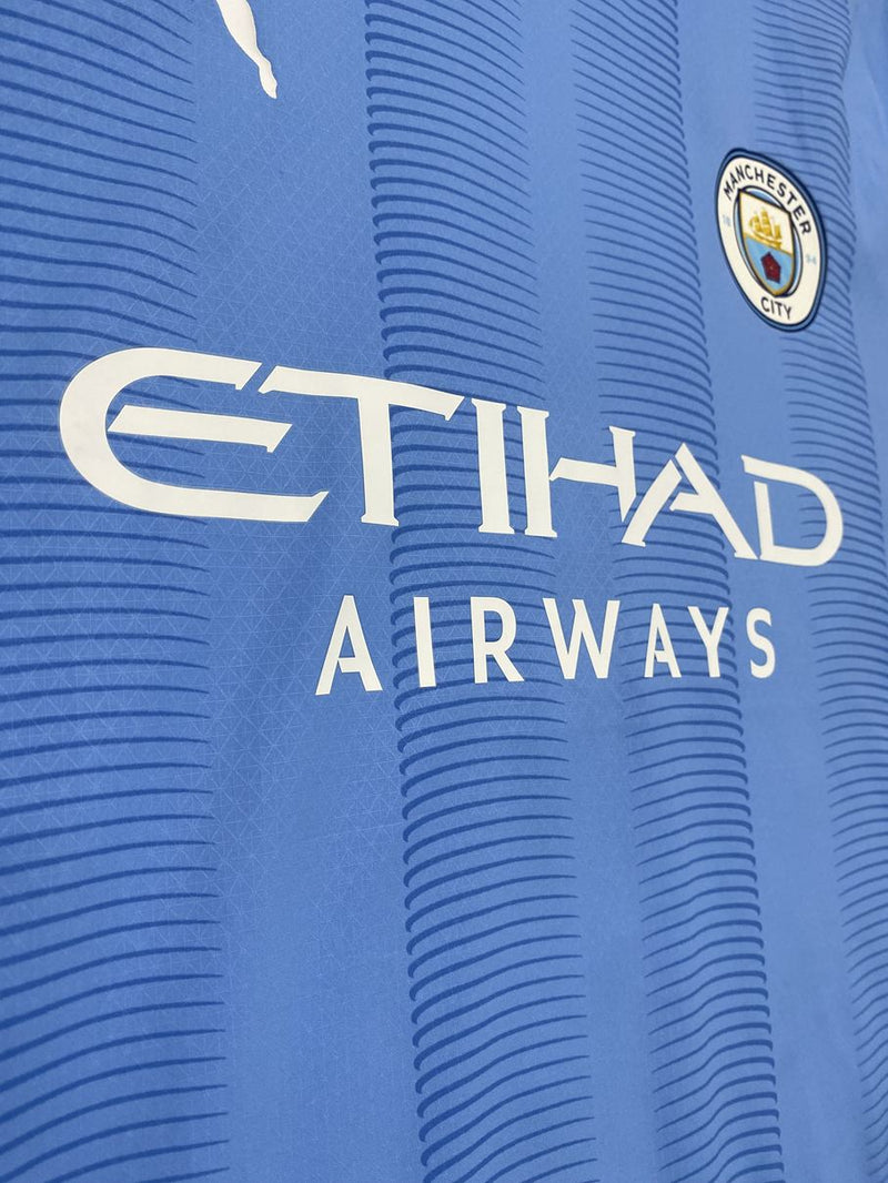 【2023/24】マンチェスター・シティ（H）/ CONDITION：A / SIZE：M / #17 / DE BRUYNE / プレミア優勝、NO ROOM FOR RACISMパッチ / オーセンティック