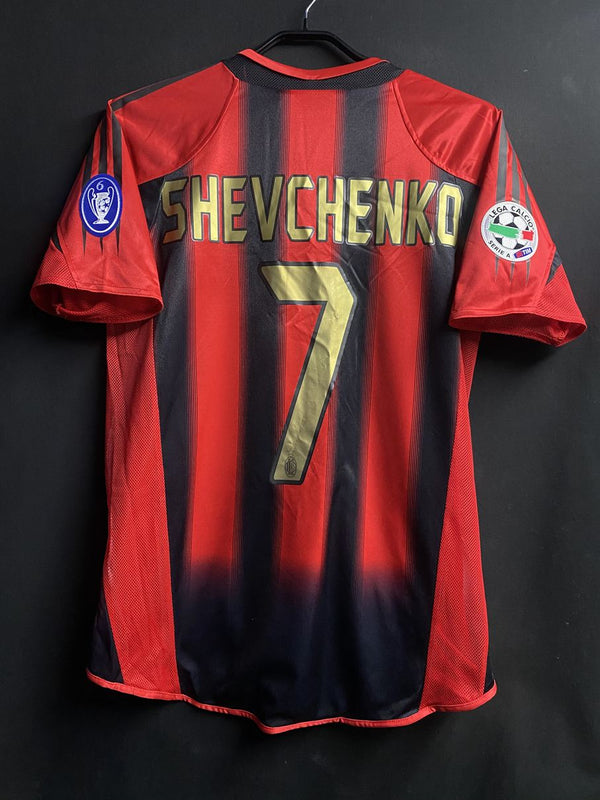 【2004/05】ACミラン（H）/ CONDITION：New / SIZE：S / #7 / SHEVCHENKO / リーグ戦仕様 / オーセンティック