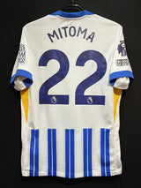 【2024/25】ブライトン（H）/ CONDITION：B / SIZE：M / #22 / MITOMA / プレミアリーグ、No room for racismパッチ