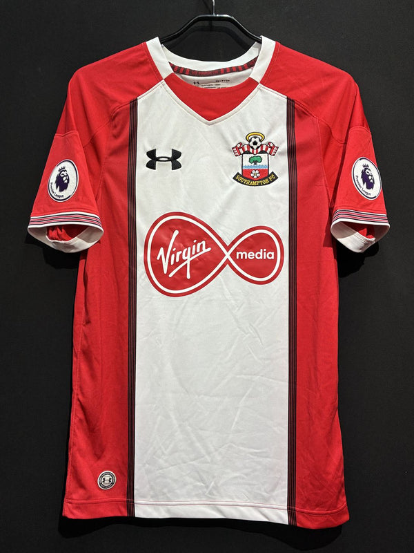 【2017/18】サウサンプトン（H）/ CONDITION：NEW / SIZE：S / #8 / DAVIS / プレミアリーグパッチ（小サイズ）