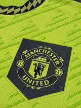 【2022/23】マンチェスター・ユナイテッド（3rd）/ CONDITION：A- / SIZE：S（日本規格）/ #34 / VAN DE BEEK / プレミア、No room for racismパッチ / オーセンティック