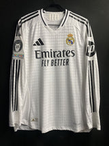 【2024/25】レアル・マドリード（H）/ CONDITION：New / SIZE：L / #19 / D.CEBALLOS / UCL仕様 / オーセンティック