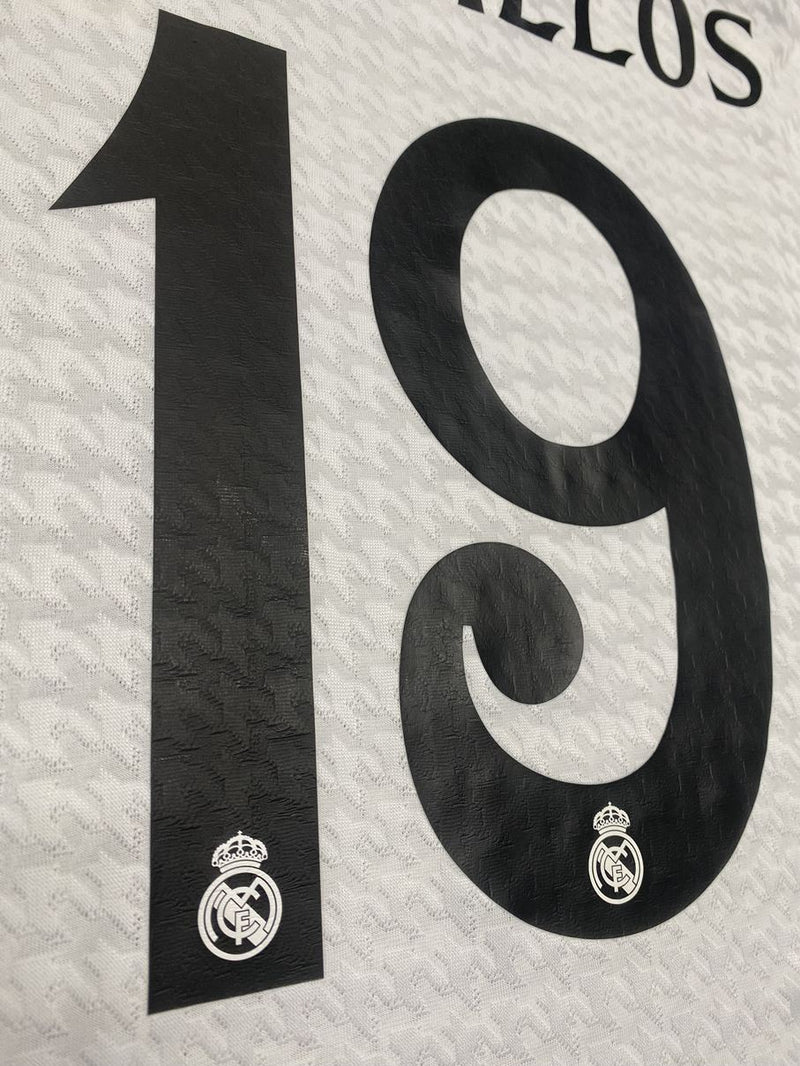 【2024/25】レアル・マドリード（H）/ CONDITION：New / SIZE：L / #19 / D.CEBALLOS / UCL仕様 / オーセンティック