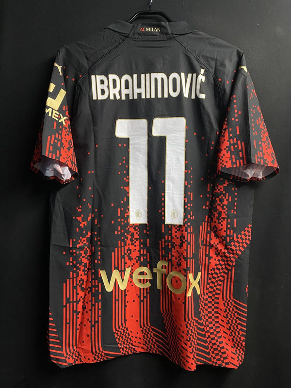 【2022/23】ACミラン（4th）/ CONDITION：A / SIZE：XL / #11 / IBRAHIMOVIC / KOCHE / オーセンティック