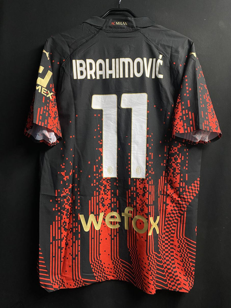 【2022/23】ACミラン（4th）/ CONDITION：A / SIZE：XL / #11 / IBRAHIMOVIC / KOCHE / オーセンティック