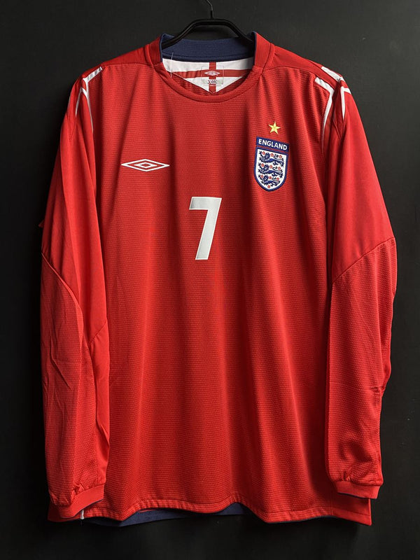 【2004/06】イングランド代表（A）/ CONDITION：New / SIZE：XL / #7 / BECKHAM