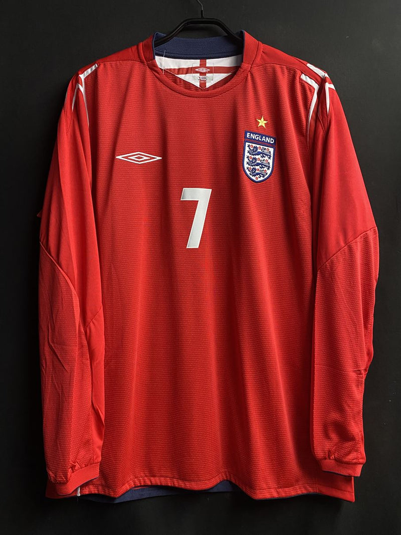 【2004/06】イングランド代表（A）/ CONDITION：New / SIZE：XL / #7 / BECKHAM