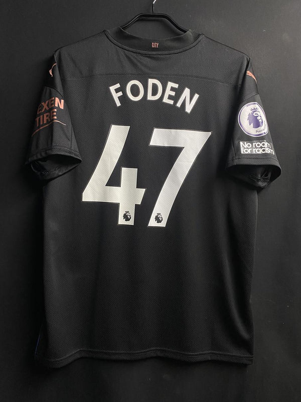 【2020/21】マンチェスター・シティ（A）/ CONDITION：New / SIZE：L / #47 / FODEN / プレミア、No room for racismパッチ