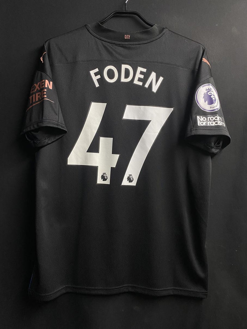 【2020/21】マンチェスター・シティ（A）/ CONDITION：New / SIZE：L / #47 / FODEN / プレミア、No room for racismパッチ
